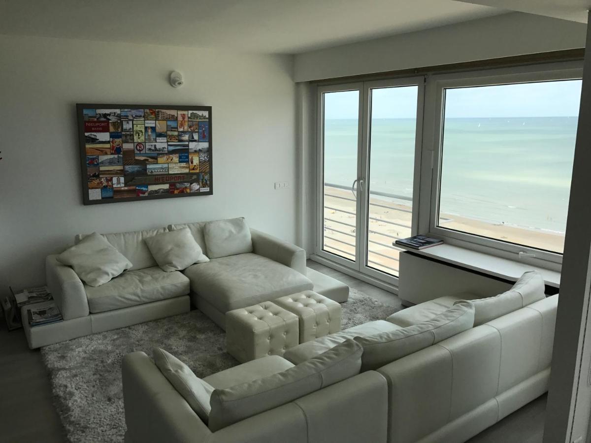 White Sea/Sun/Sky Dreams 4 Six @ Nieuwpoort Apartment Luaran gambar